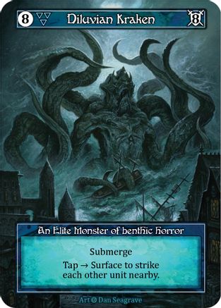 Diluvian Kraken (Foil)  - Alpha Foil