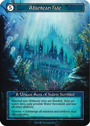 Atlantean Fate (Foil)  - Alpha Foil
