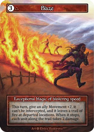 Blaze (Foil)  - Alpha Foil