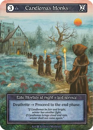 Candlemas Monks (Foil)  - Alpha Foil