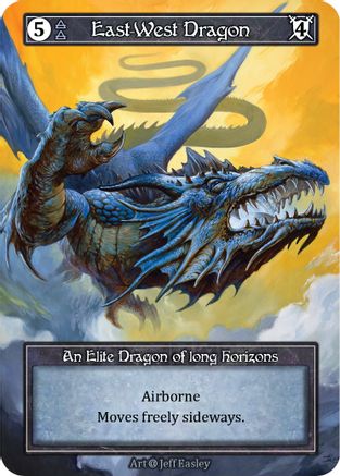 East-West Dragon (Foil)  - Alpha Foil