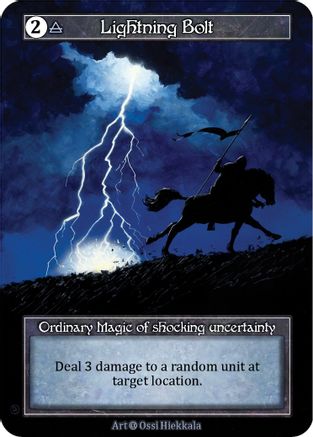 Lightning Bolt (Foil)  - Alpha Foil