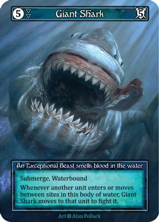 Giant Shark (Foil)  - Alpha Foil