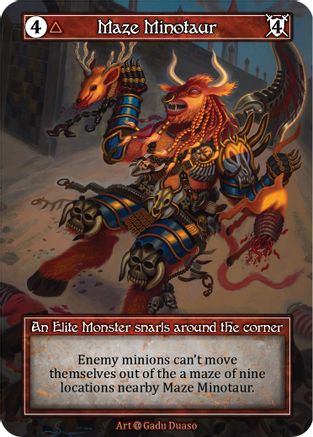 Maze Minotaur (Foil)  - Alpha Foil