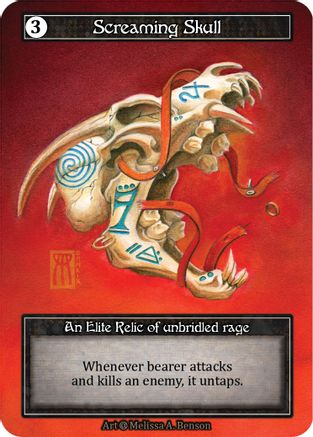 Screaming Skull (Foil)  - Alpha Foil