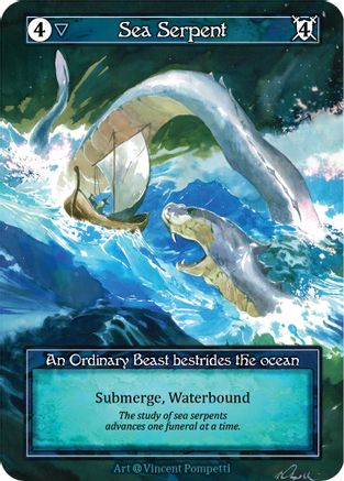 Sea Serpent (Foil)  - Alpha Foil