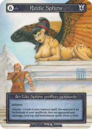 Riddle Sphinx (Foil)  - Alpha Foil