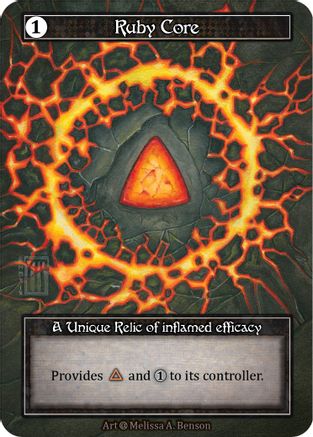 Ruby Core (Foil)  - Alpha Foil
