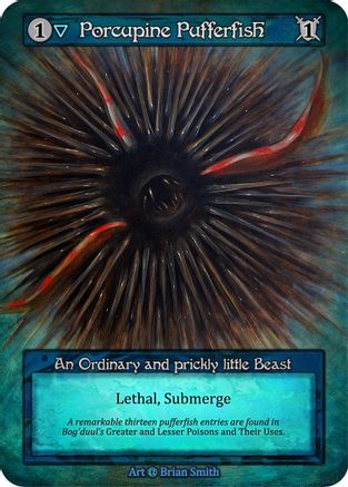 Porcupine Pufferfish  - Alpha