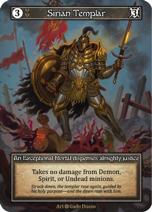 Sirian Templar (Foil)  - Alpha Foil