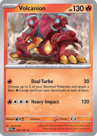 Volcanion (022/182) [Scarlet & Violet: Paradox Rift] Reverse Holofoil