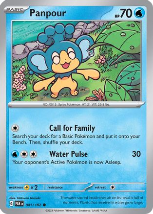Panpour (041/182) [Scarlet & Violet: Paradox Rift] Reverse Holofoil