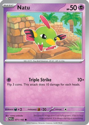Natu (071/182) [Scarlet & Violet: Paradox Rift] Reverse Holofoil