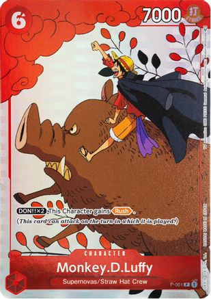 Monkey.D.Luffy (Gift Collection 2023) (P-001) - [One Piece Promotion Cards] Foil