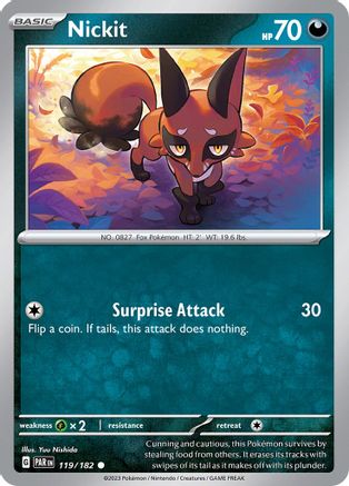 Nickit (119/182) [Scarlet & Violet: Paradox Rift] Reverse Holofoil