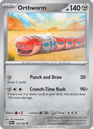 Orthworm (138/182) [Scarlet & Violet: Paradox Rift] Reverse Holofoil