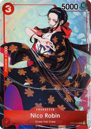 Nico Robin (Gift Collection 2023) (ST01-008) - [One Piece Promotion Cards] Foil