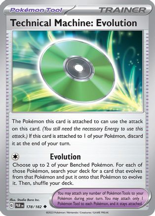 Technical Machine: Evolution (178/182) [Scarlet & Violet: Paradox Rift] Reverse Holofoil