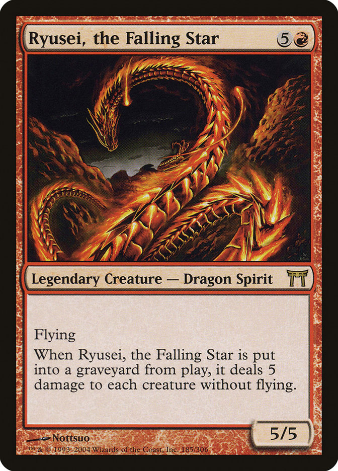 Ryusei, the Falling Star [Champions of Kamigawa] Foil