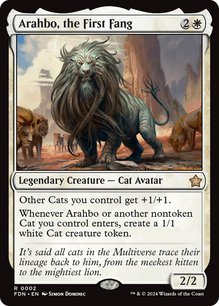 Arahbo, the First Fang [Foundations] Foil