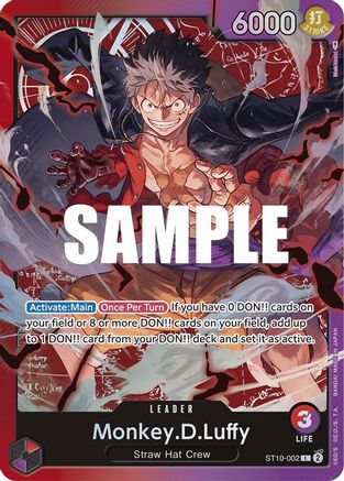 Monkey.D.Luffy (002) (ST10-002) - [Ultra Deck: The Three Captains] Foil