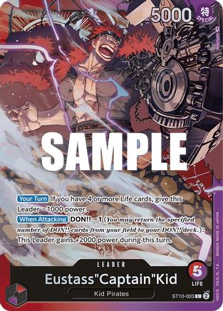 Eustass"Captain"Kid (003) (ST10-003) - [Ultra Deck: The Three Captains] Foil