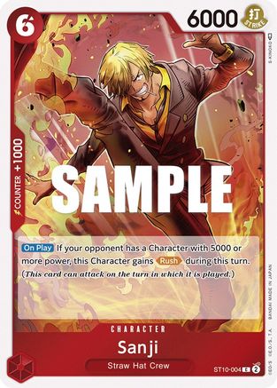 Sanji (ST10-004) - [Ultra Deck: The Three Captains] Foil