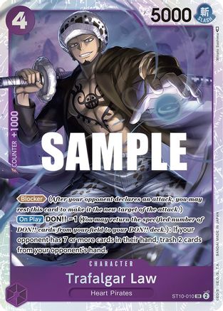 Trafalgar Law (010) (ST10-010) - [Ultra Deck: The Three Captains] Foil