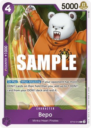 Bepo (ST10-012) - [Ultra Deck: The Three Captains] Foil