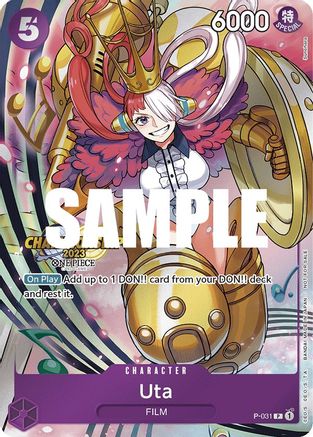 Uta (CS 2023 Event Pack) (P-031) - [One Piece Promotion Cards] Foil