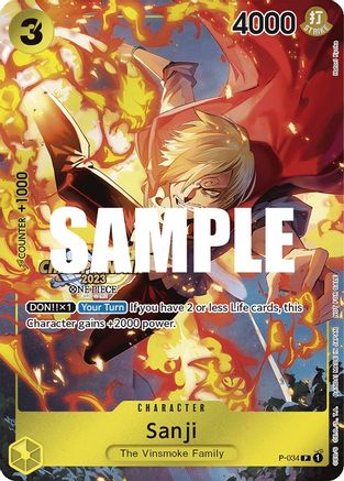 Sanji (CS 2023 Event Pack) (P-034) - [One Piece Promotion Cards] Foil