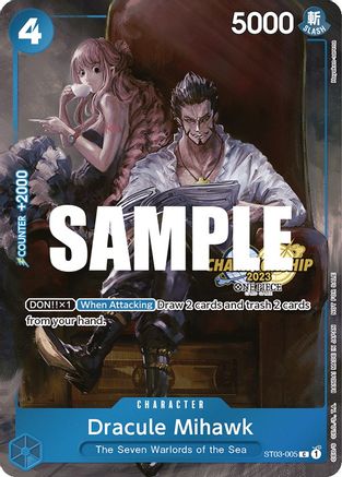 Dracule Mihawk (CS 2023 Celebration Pack) (ST03-005) - [One Piece Promotion Cards] Foil