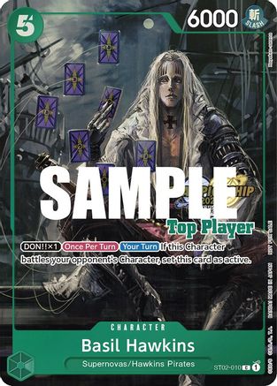 Basil Hawkins (CS 2023 Top Players Pack) (ST02-010) - [One Piece Promotion Cards] Foil