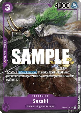 Sasaki (CS 2023 Event Pack Finalist Ver.) (OP01-101) - [One Piece Promotion Cards] Foil