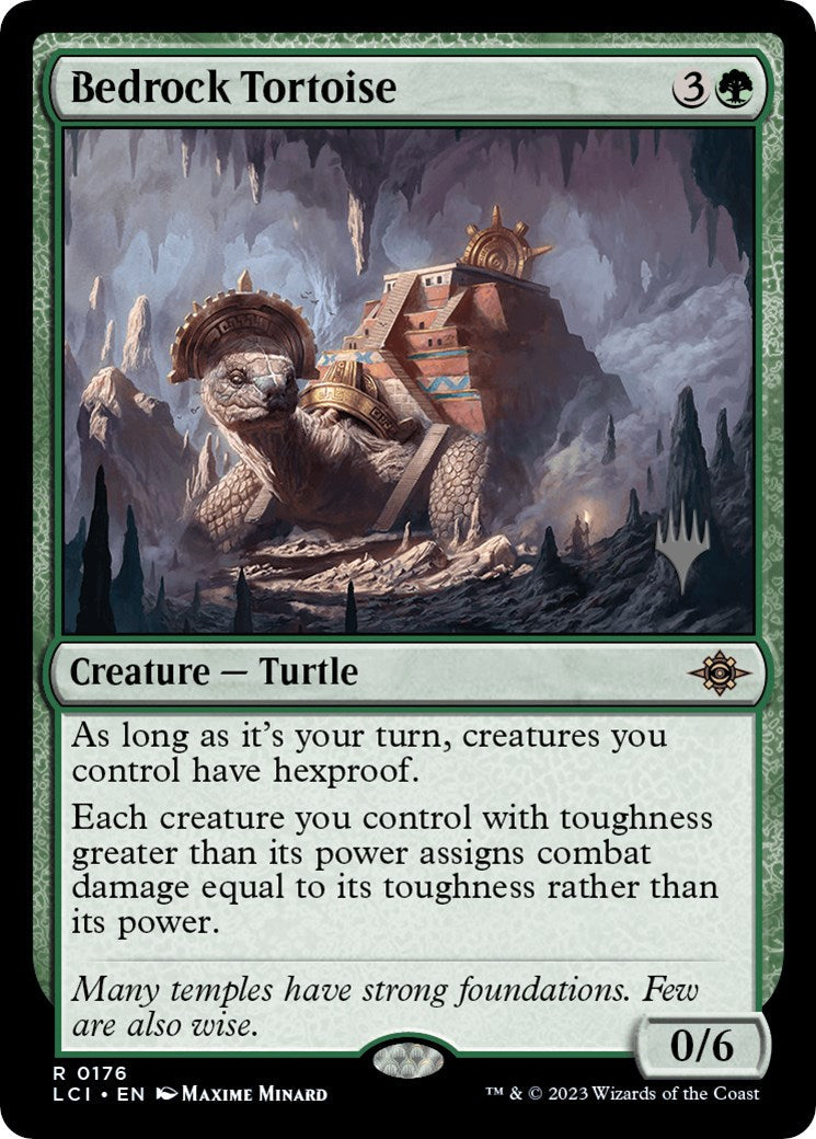Bedrock Tortoise (Promo Pack) [The Lost Caverns of Ixalan Promos] Foil