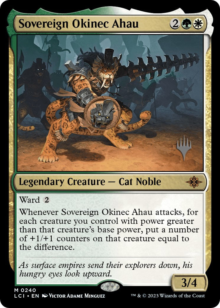 Sovereign Okinec Ahau (Promo Pack) [The Lost Caverns of Ixalan Promos] Foil