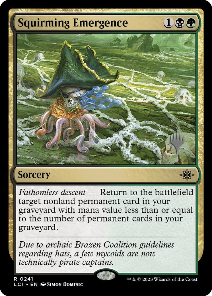 Squirming Emergence (Promo Pack) [The Lost Caverns of Ixalan Promos] Foil