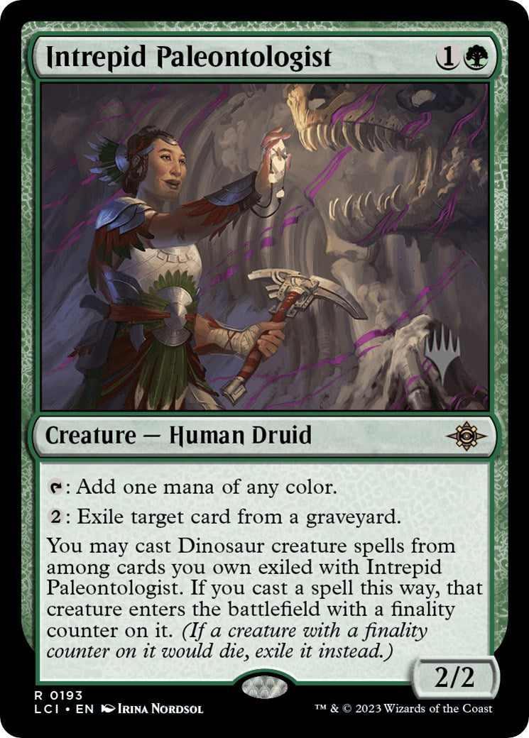 Intrepid Paleontologist (Promo Pack) [The Lost Caverns of Ixalan Promos] Foil