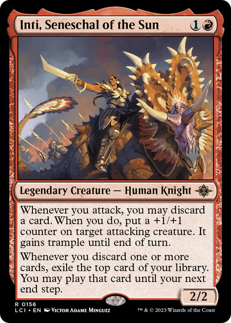 Inti, Seneschal of the Sun (Promo Pack) [The Lost Caverns of Ixalan Promos] Foil