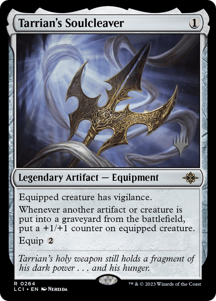 Tarrian's Soulcleaver (Promo Pack) [The Lost Caverns of Ixalan Promos] Foil