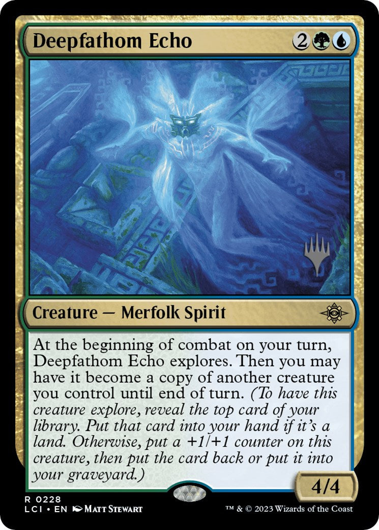 Deepfathom Echo (Promo Pack) [The Lost Caverns of Ixalan Promos] Foil