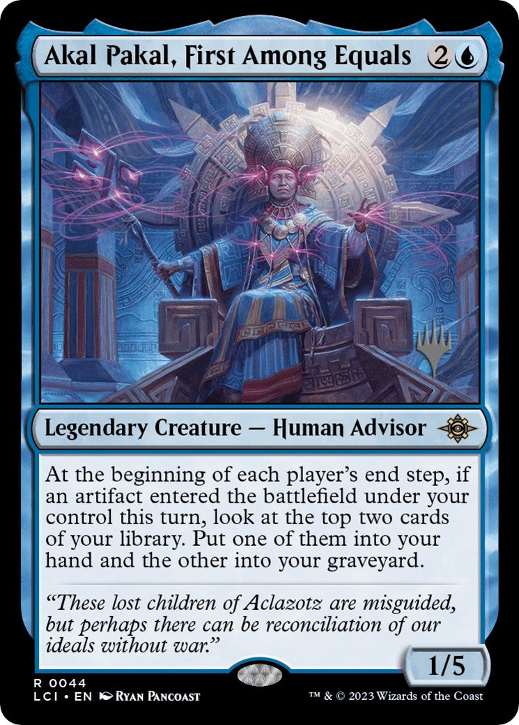 Akal Pakal, First Among Equals (Promo Pack) [The Lost Caverns of Ixalan Promos] Foil