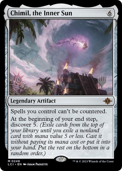 Chimil, the Inner Sun (Promo Pack) [The Lost Caverns of Ixalan Promos] Foil