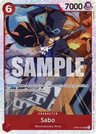 Sabo (007) (OP05-007) - [Awakening of the New Era] Foil