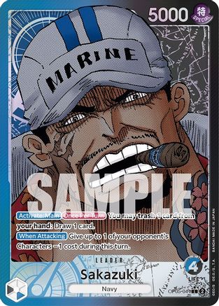 Sakazuki (Alternate Art) (OP05-041) - [Awakening of the New Era] Foil
