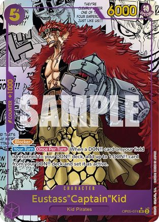 Eustass"Captain"Kid (Alternate Art) (Manga) (OP05-074) - [Awakening of the New Era] Foil