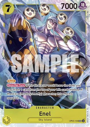 Enel (100) (OP05-100) - [Awakening of the New Era] Foil