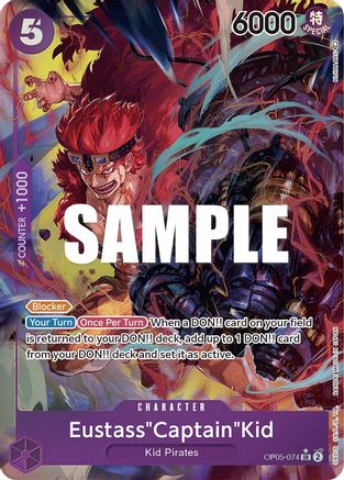 Eustass"Captain"Kid (Alternate Art) (OP05-074) - [Awakening of the New Era] Foil