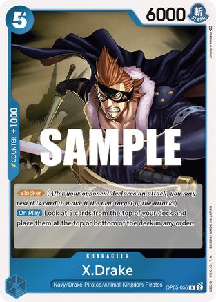 X.Drake (OP05-055) - [Awakening of the New Era] Foil