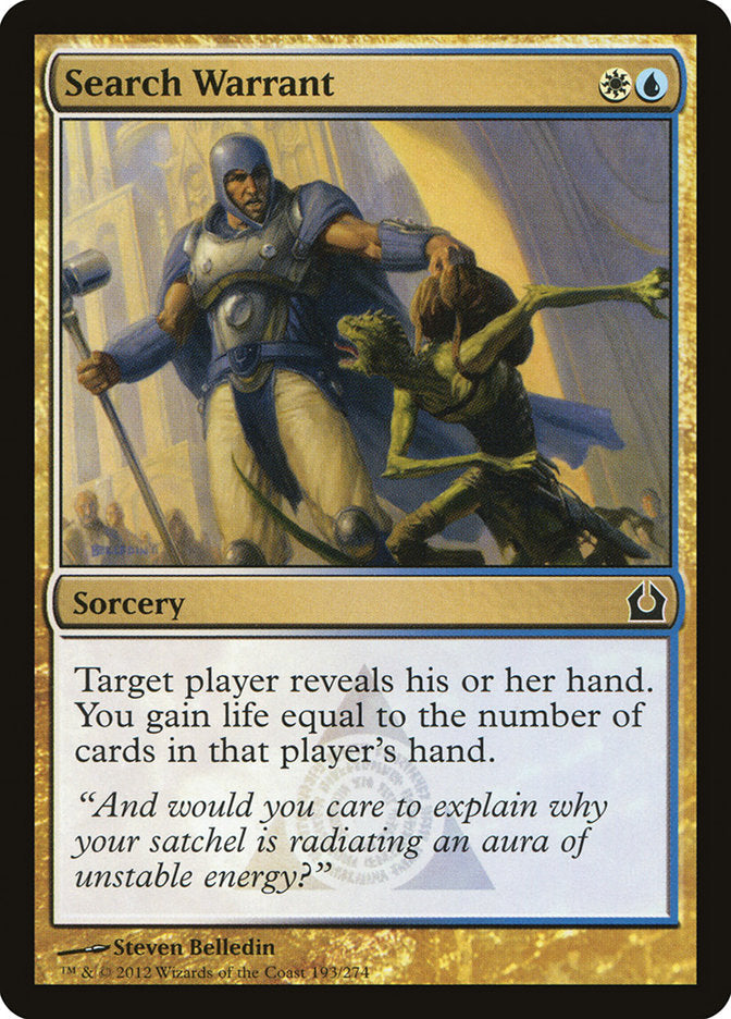 Search Warrant [Return to Ravnica] Foil